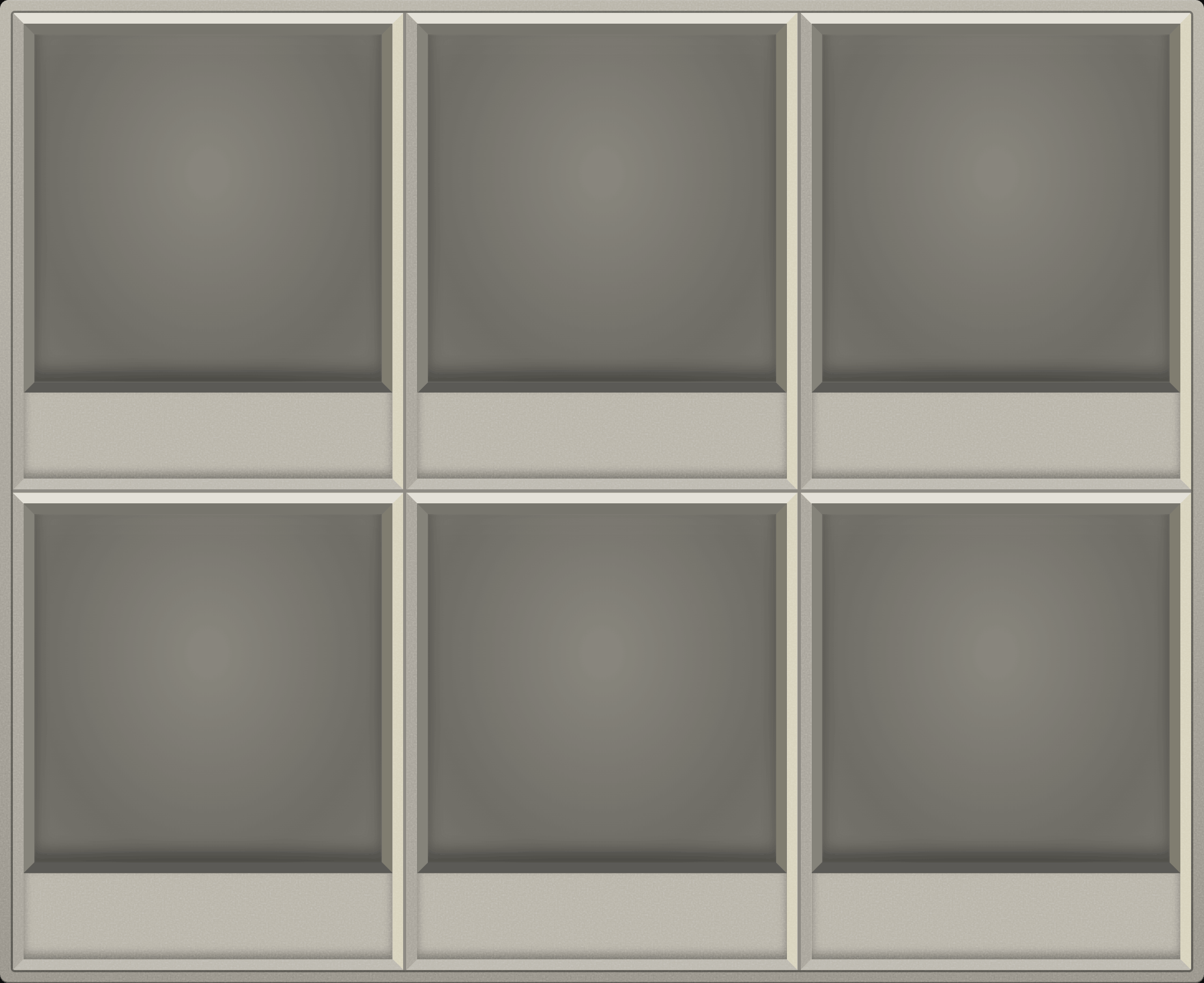 Linen Bone Display Case (2x3)